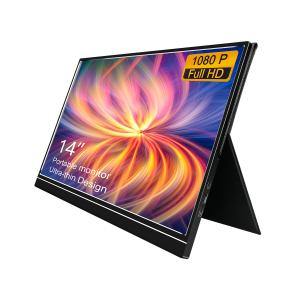 Wholesale 5.2mm Ultra Thin Narrow Bezel Frame 405g 14 Inch Portable Monitor from china suppliers