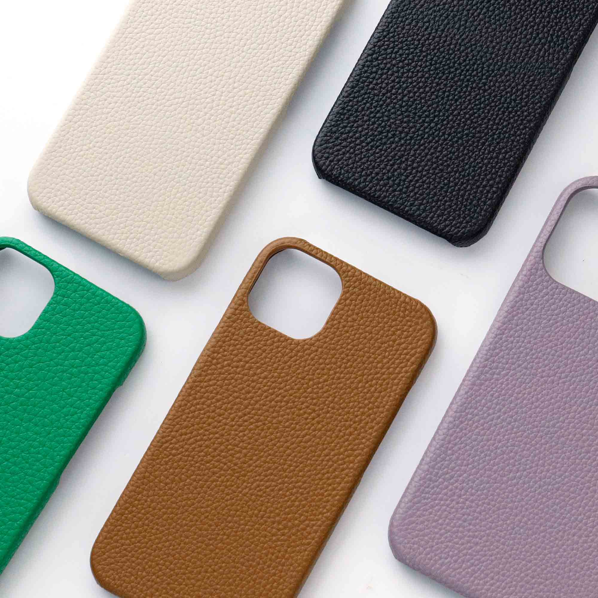 OEM/ODM Full Grain Genuine Leather Phone Case for iPhone 14 Custom Logo Designer Cover