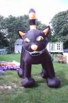 CE Certificate Outdoor Giant Advertising Inflatables Black Cat For Halloween