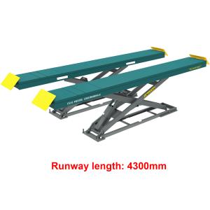 Wholesale Four Cylinder In Ground 4.3m Runway Length Platform Scissor Lift from china suppliers