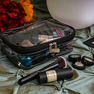 makeup bag clear