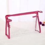 Promotion Various Colors Travel Clear Makeup PVC Cosmetic Bag