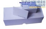 Thin white ID card, Thick white ID card, inductive ID card, identification card,