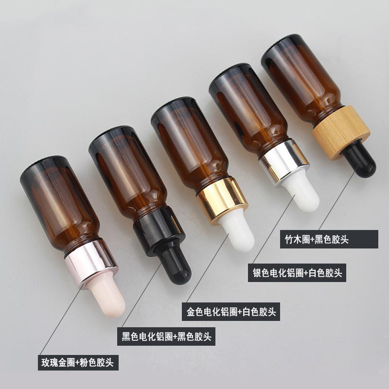 Private Label Oil Bottles 5ml 10ml 15ml 30ml 50ml 100ml Frosted Glass Dropper Bottle with Glass Pipette OEM/ODM Acceptable