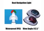 12V Stainless Steel LED Navigation Lamp Lights - Port & Starboard