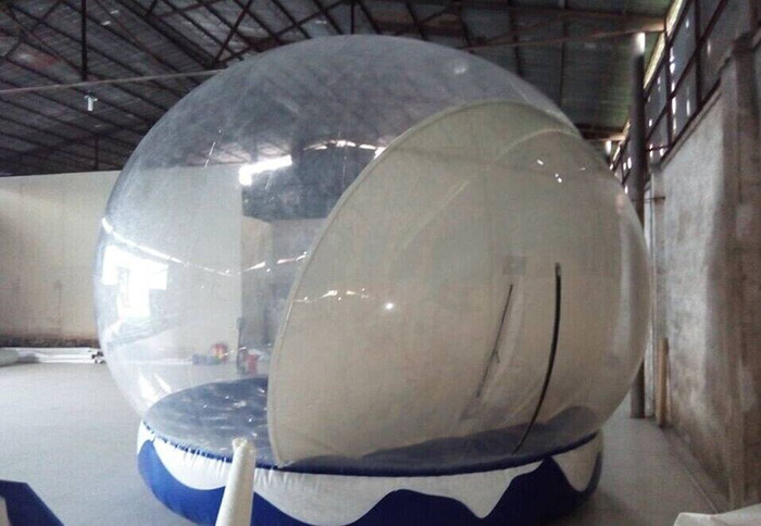 Transparent Inflatable Advertising Products Christmas Snow Globe