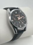 Miller Leather Quartz Light Watch Waterproof Women's Watch Black Leather Band