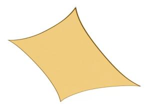 Wholesale Reinforced Webbing Patio Shade Cover , UV Protection Sand Garden Shade Cloth from china suppliers
