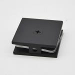 Stainless steel Glass Clip 0 degree RS2303, 51X51mm, material SS304, SS201 satin