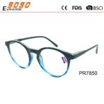 New style fashion competitive price Color plastic reading glasses,spring hinge