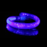 Multi-Color LED Tube Bracelet With Fibers For Concert,Carnivals, Sporting Events