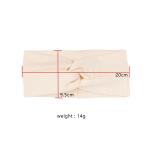 Wide Brim Baby Elastic Headbands Lovely Knitted Hair Accessories Cross Knotted