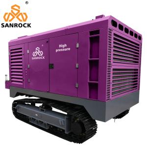 Wholesale Steel Crawler Diesel Screw Air Compressor High Pressure Rotary Screw Air Compressor from china suppliers