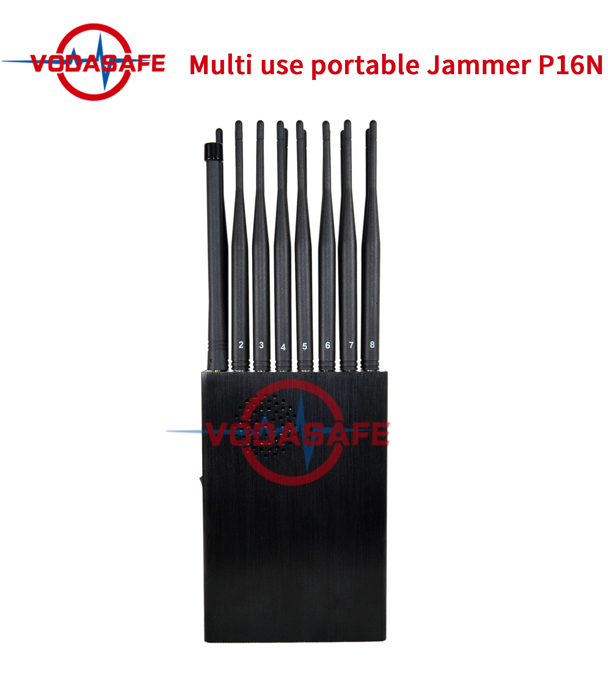 16 Band 12000mAh 25m Mobile Phone Signal Jammer ICNIRP GPS WiFi Signal Jammer
