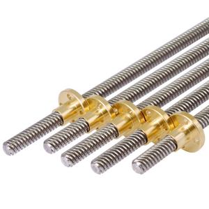 Wholesale Diameter 8mm 3D Printer T8 Stepper Motor Screw 304 Stainless Steel from china suppliers