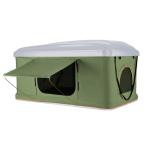 6EXP.TENT.RF.FX.19 Hard Shell Roof Tent Fits All Cars Perfect for Camping