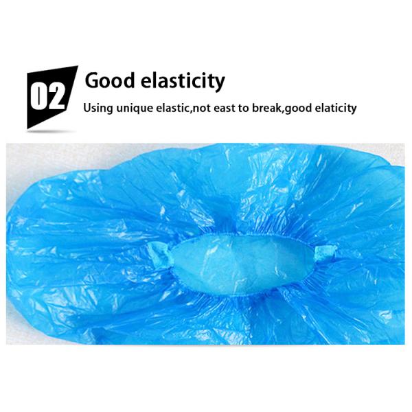 CPE Foot Cover Disposable Wear-resistant Bottom Waterproof Shoe Cover