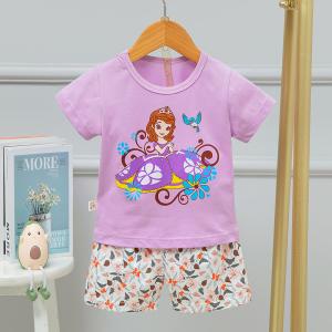 Wholesale Home Childrens Character Pyjamas With Printing Little Girl from china suppliers