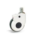Medical Castors Caster 3/4 Inch Mute Plastic Wheel With Brake ABS Outer Cover
