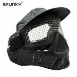 Airsoft Face Mask With Steel Wire Mesh , Military Tactical Mask For Archery