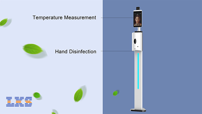 Digital Thermometer Face Recognition Contactless Hand Sanitiser Dispenser
