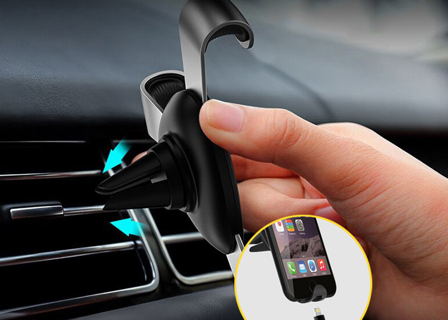 Fully Automatic Adjustable Phone Holder Wireless Charging Car Mount With Intelligent Recognition