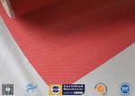 High Intensity Welding Blanket Red Silicone Coated Fiberglass Fabric 590g Weight