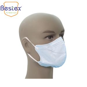 Wholesale Non Woven 4Ply 4 Folder Antibacterial Disposable Face Masks from china suppliers