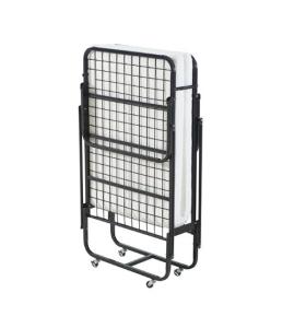 Wholesale Hotel Bedroom Furniture Metal Folding Bed with Customized Legs and Material Design from china suppliers