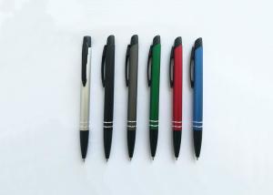 Wholesale Popular clips Aluminium bar Brushed Metal Promotion Pen with Laser Logo (M112) from china suppliers