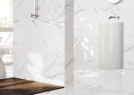 12mm Thickness Marble Look Porcelain Tile / Carrara Ceramic Wall Tiles