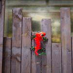 Yard Metal Gecko Wall Decor Hanging Metal Lizard Garden Ornament