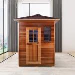 Garden Cabin Outdoor Steam Sauna , Outdoor Wooden Sauna Room