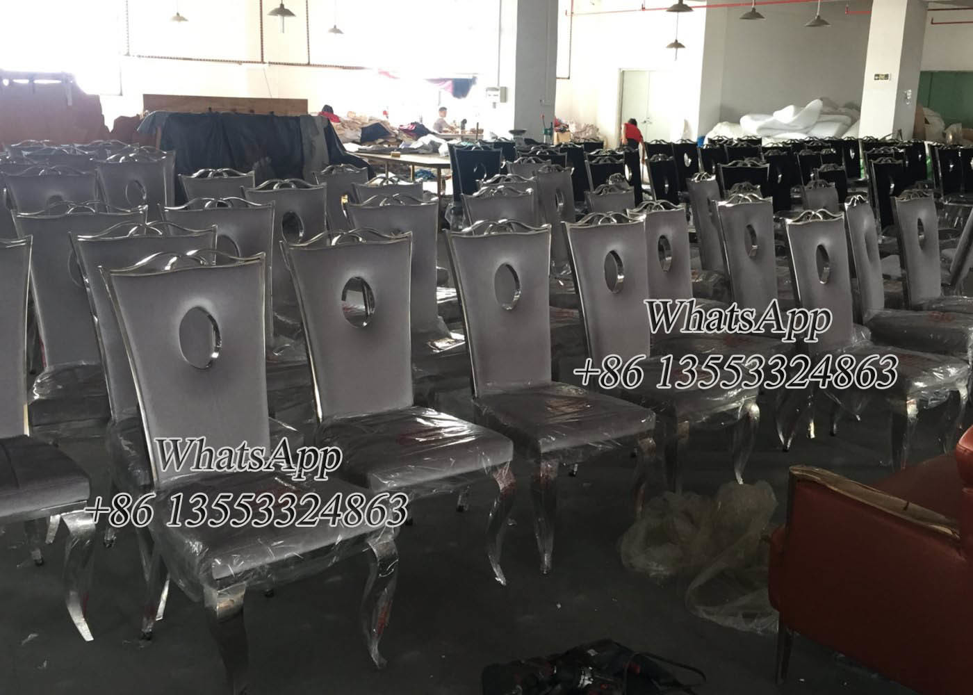 Modern Stainless Steel Dining Room Chair For Sale With Good Quality (YS-1)