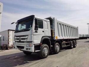 Wholesale 8×4 HOWO 375 Dump /Dumper /Tipper Truck Source with and Tubeless Tire Design from china suppliers