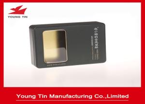 Wholesale 0.23 MM Steel Tinplate Rectangular Metal Box With Lid For Tea Storage Packaging from china suppliers
