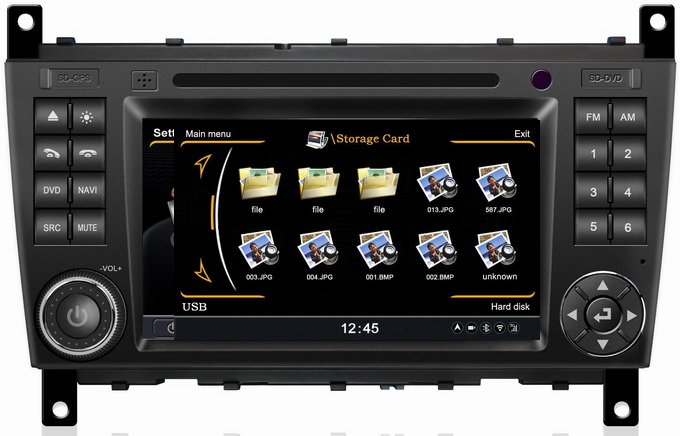 Ouchuangbo S100 Auto Radio for Mercedes Benz C Class W203 2004-2007 GPS Navi USB 1G CPU Wifi/3G Host Video Player