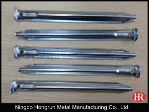 Wholesale 18cm U shaped steel tent stakes from china suppliers