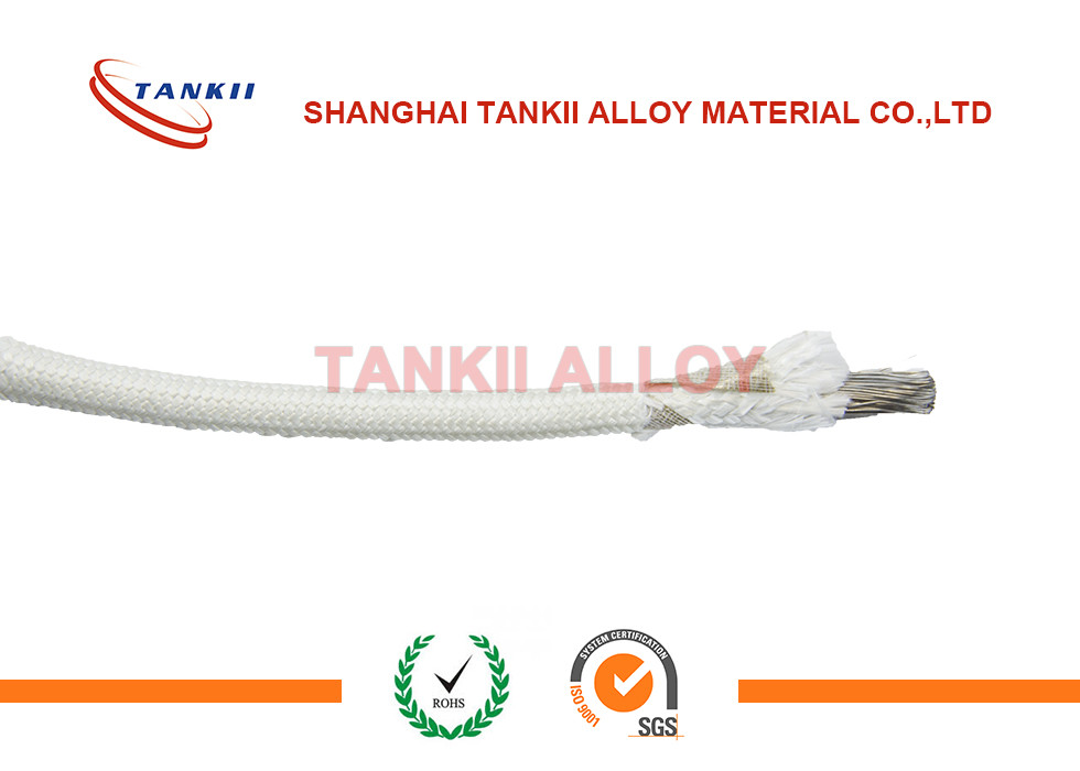 White Thermocouple Cable Type J / Thermocouple Wire Type K PVC Insulated For Freezers
