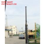 15m Height 300kg payloads pneumatic telescopic mast telecommunication tower
