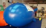4m Long 0.18mm PVC Inflatable Advertising Products Helium Balloons