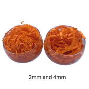 Wholesale 10g / Bag No Smell Glitter Orange Recycled Shredded Paper Crinkle Paper from china suppliers