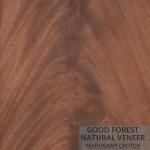 Hardly Mahogany Natural Wood Veneer Customized Crown Cut Grain