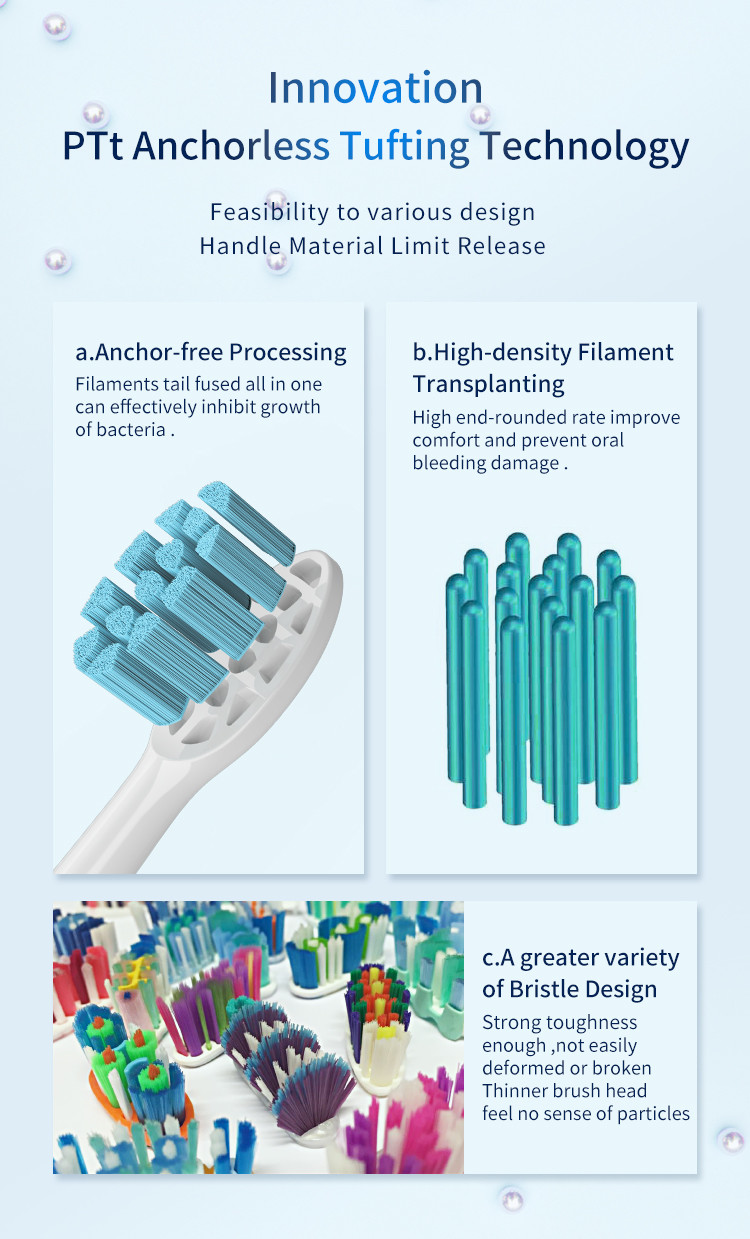 Precision Cleaning Electric Toothbrush Heads High Efficient Oral Care For Hx3-6-9
