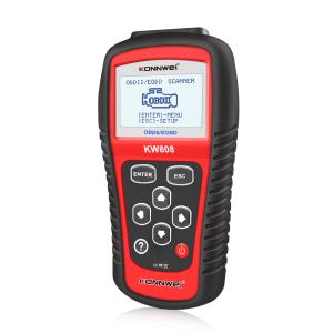 Wholesale KONNWEI KW808 12V OBD Diagnostic Tool OBD Scanner For all OBDII cars from china suppliers