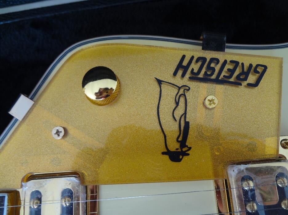 Grets custom guitar Cream color Golden hardwares Gretsch Billy bo signature 6 string electric guitar with Grover tuner