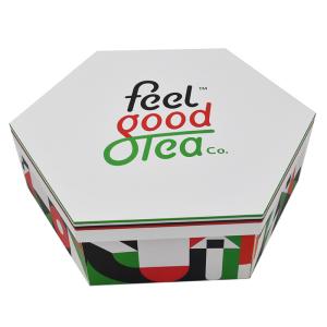 Wholesale Two Layers Luxury Rigid Hexagonal Cardboard Tea Chocolate Packing Box from china suppliers