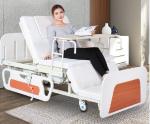 Medical Bed Back Adjustable Rotating Hospital Electric Nursing Bed For Home In