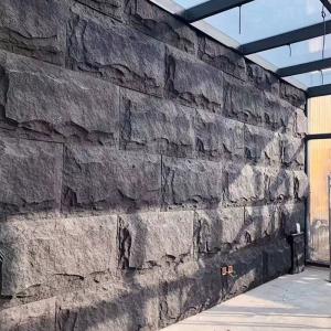 Wholesale Wholesale Waterproof PU Stone 3D Decoration Outdoor Indoor Decorative Stone Wall Panel Artificial PU Stone from china suppliers