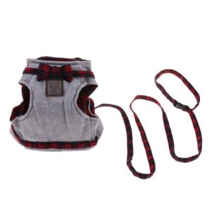 Wholesale British Style No Escape Cat Harness For Kittens Cotton Leash Set Feel Soft from china suppliers
